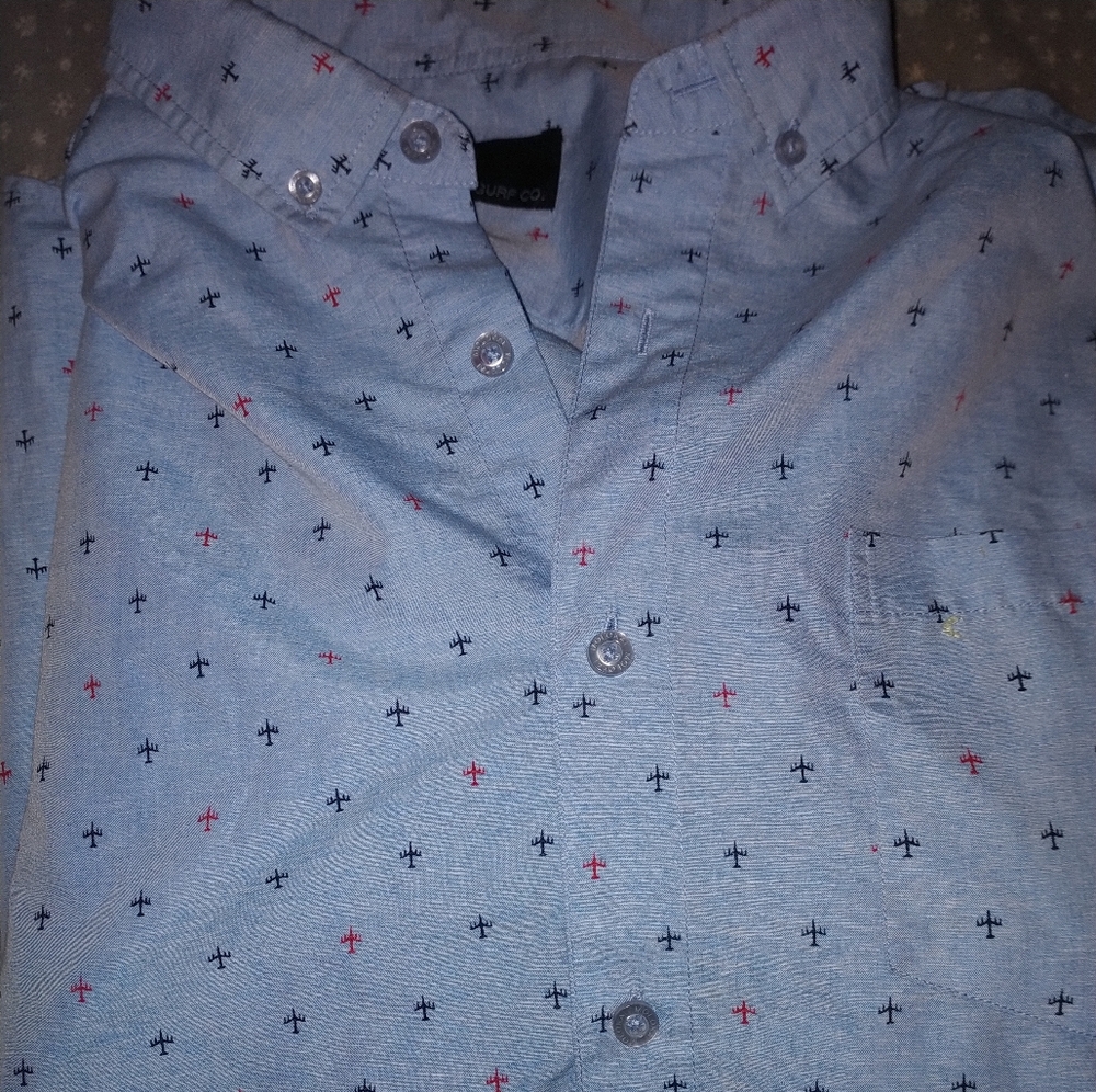 Men's short sleeve button up shirt